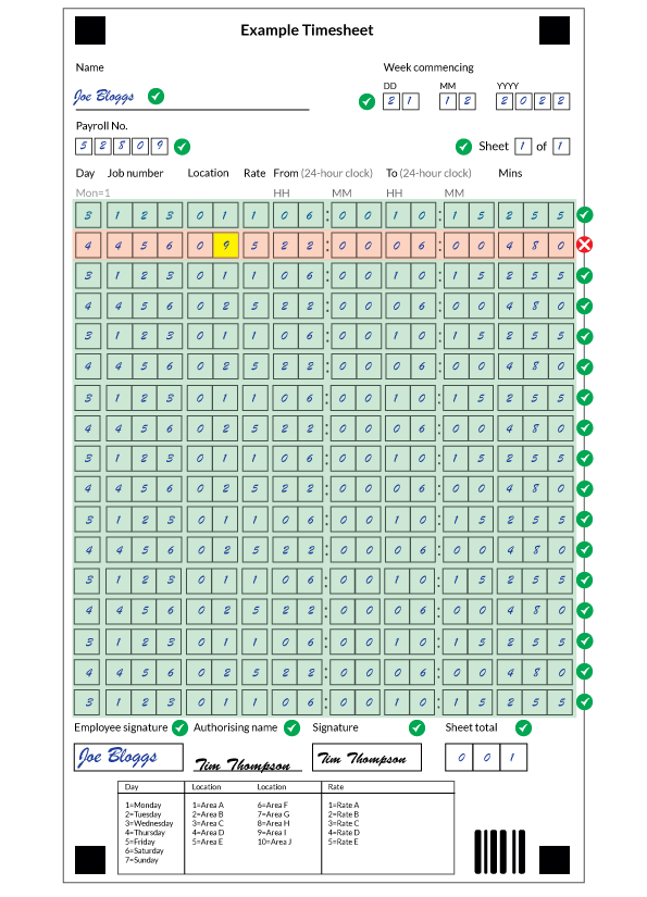 timesheet-recognition-data-extraction