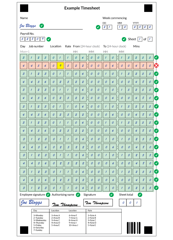 timesheet-recognition-data-extraction